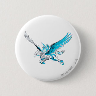 Harry and Hermione on a Hippogriff 2 Inch Round Button