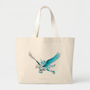 Harry and Hermione on a Hippogriff Large Tote Bag