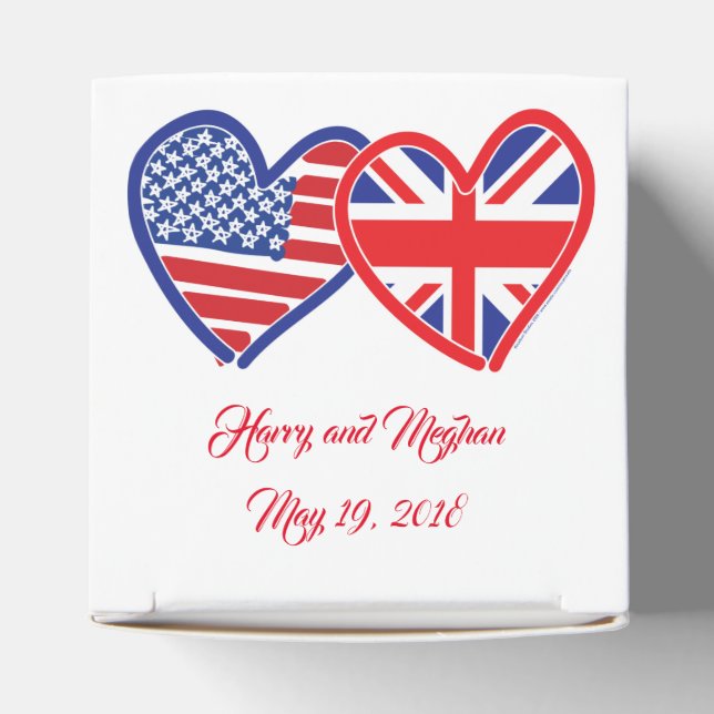 Harry and Meghan Favor Box (Top)