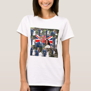 Harry and Meghan Royal Wedding Pro Photo Montage T-Shirt