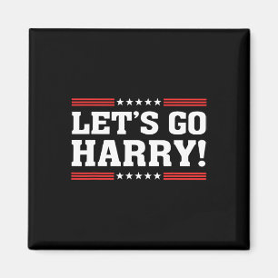 Harry B Funny Harris W Let's Go Harry 2024 Kamala Magnet
