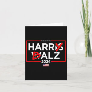 Harry Bheimer Harris 24 Kamala Harris For Presiden Card