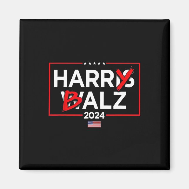 Harry Bheimer Harris 24 Kamala Harris For Presiden Magnet (Front)