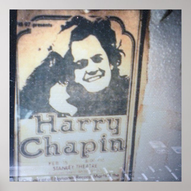 harry chapin in pittsburgh poster (Front)