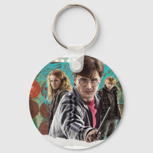 Harry, Hermione, and Ron 1 Keychain