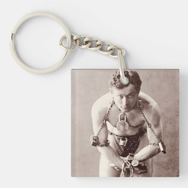 Harry Houdini (c.1899) Keychain (Front)