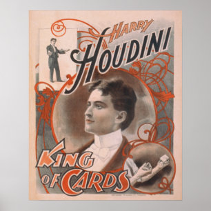 Harry HOUDINI Escape Artist Magicien Poster Imprim