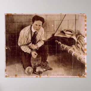 Harry HOUDINI Escape Artiste VAUDEVILLE Poster