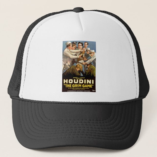 harry houdini trucker hat (Front)