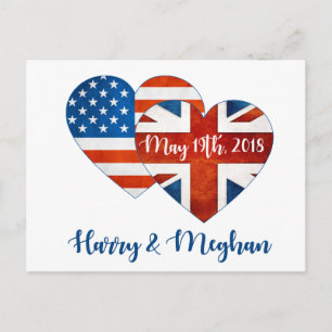 Harry & Meghan Wedding, May 19th 2018 Postcard