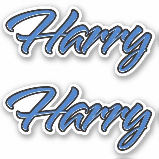 Harry Nom autocollant Stickerset (Devant)