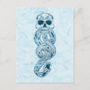 Harry Potter   Aguamenti Dark Mark Graphic Postcard