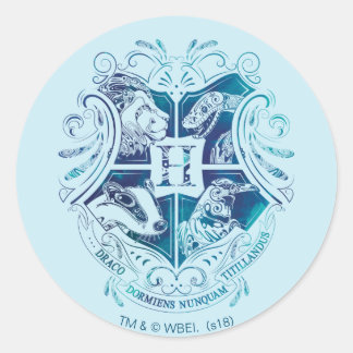 Harry Potter | Aguamenti HOGWARTS™ Crest Classic Round Sticker