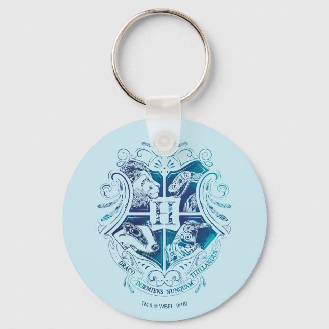 Harry Potter | Aguamenti HOGWARTS™ Crest Keychain (Front)