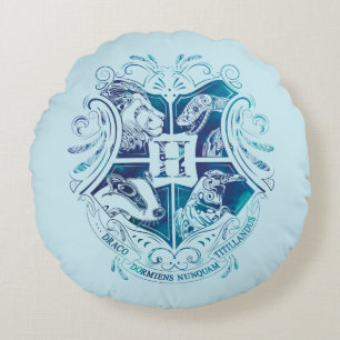 Harry Potter   Aguamenti HOGWARTS™ Crest Round Pillow