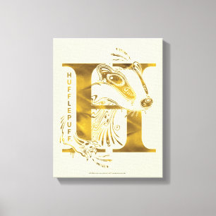Harry Potter   Aguamenti HUFFLEPUFF™ Graphic Canvas Print