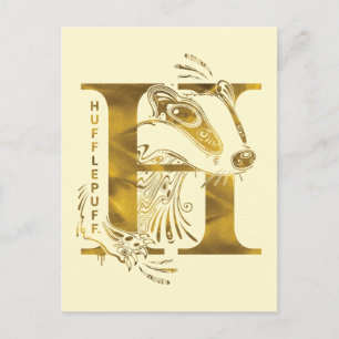 Harry Potter Aguamenti HUFFLEPUFF™ Graphic Postcard