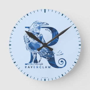 Harry Potter   Aguamenti RAVENCLAW™ Graphic Round Clock