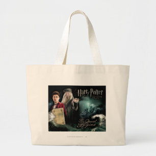 Harry Potter and Dumbledore Large Tote Bag