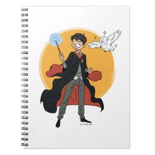 HARRY POTTER™ and Hedwig Illustration Notebook