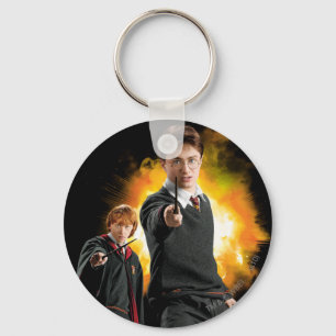 Harry Potter and Ron Weasely Keychain