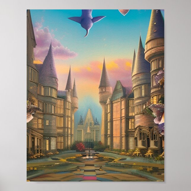 Harry potter And The Beauty Of The Hogwarts Poster (Front)