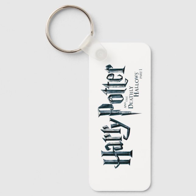 Harry Potter and the Deathly Hallows Logo 1 2 Keychain (Front)