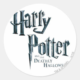 Harry Potter and the Deathly Hallows Logo 1 Classic Round Sticker