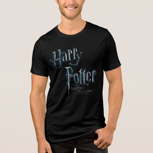 Harry Potter and the Deathly Hallows Logo 1 Tri-Blend Shirt (Front)