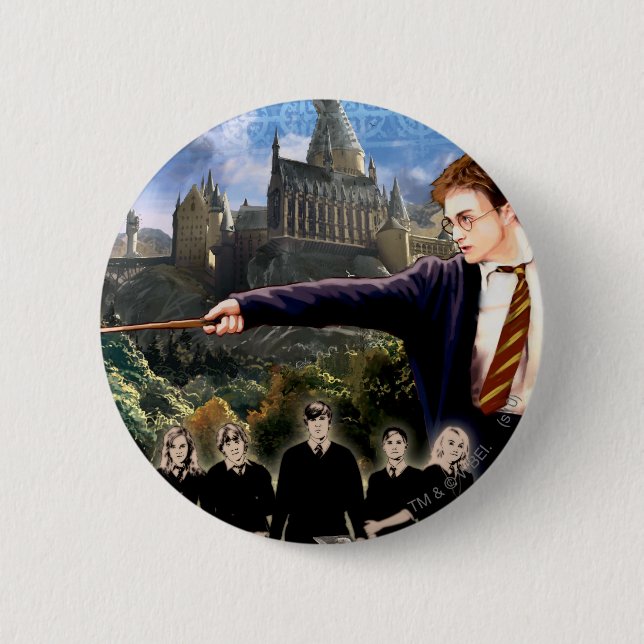 HARRY POTTER AND THE ORDER OF THE PHOENIX™ 2 INCH ROUND BUTTON (Front)