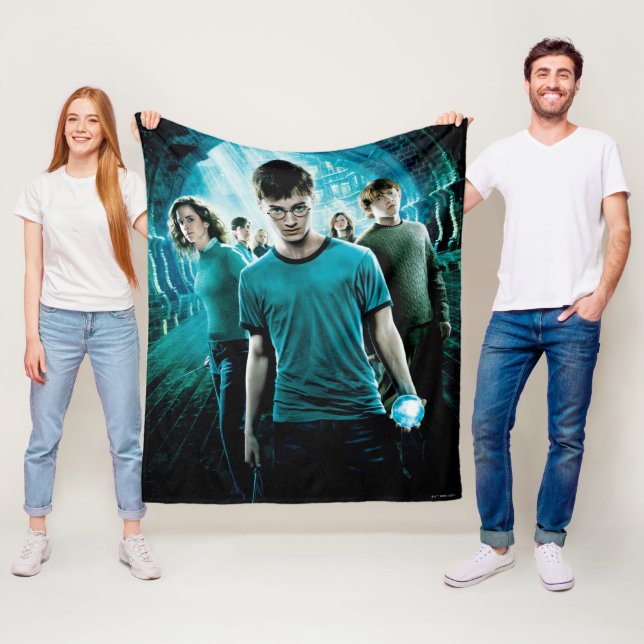 HARRY POTTER AND THE ORDER OF THE PHOENIX™ Blue Fleece Blanket (In Situ)