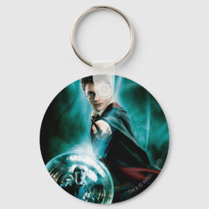 Harry Potter and Voldemort Only One Can Survive Keychain