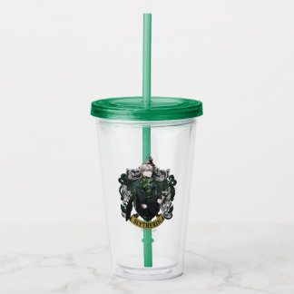 HARRY POTTER™ | Anime Draco Malfoy House Crest Acrylic Tumbler