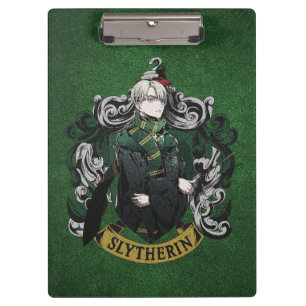 HARRY POTTER™   Anime Draco Malfoy House Crest Clipboard