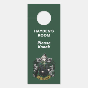 HARRY POTTER™   Anime Draco Malfoy House Crest Door Hanger