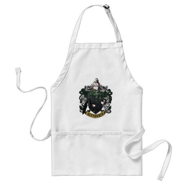 HARRY POTTER™ | Anime Draco Malfoy House Crest Standard Apron (Front)