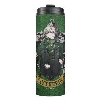 HARRY POTTER™ | Anime Draco Malfoy House Crest Thermal Tumbler
