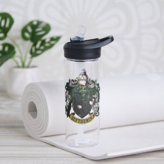 HARRY POTTER™ | Anime Draco Malfoy House Crest Water Bottle