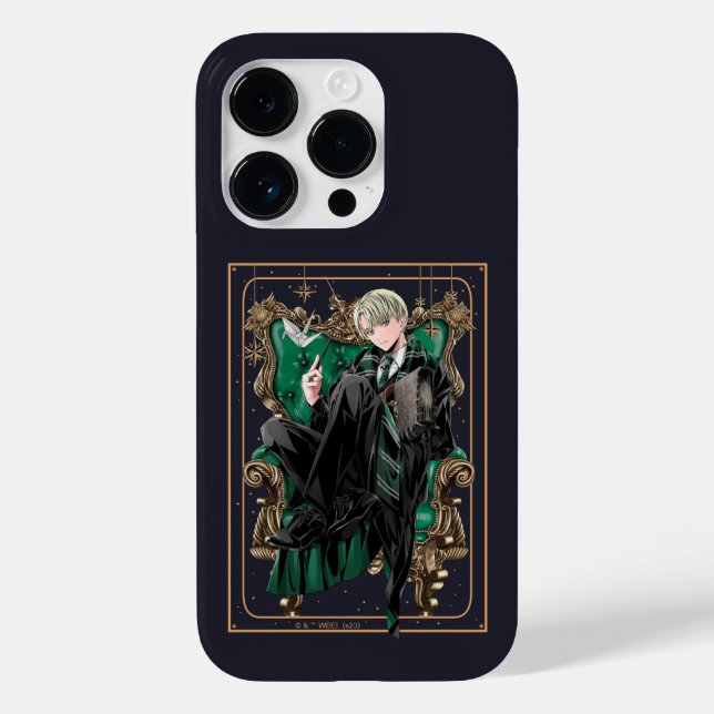 HARRY POTTER™ | Anime Draco Malfoy Seated Case-Mate iPhone Case (Back)
