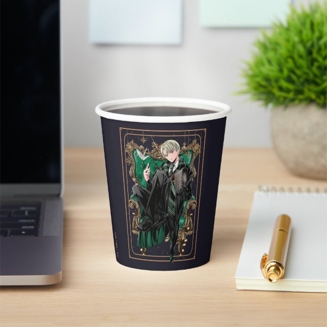 HARRY POTTER™ | Anime Draco Malfoy Seated Paper Cups (Insitu)