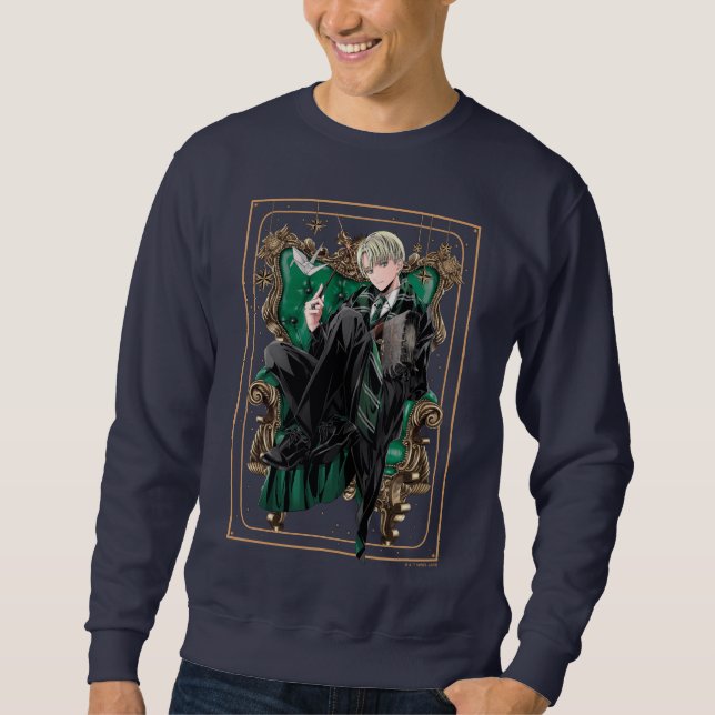 HARRY POTTER™ | Anime Draco Malfoy Seated Sweatshirt (Front)