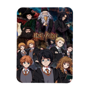 HARRY POTTER™ Anime Ensemble Scene Magnet