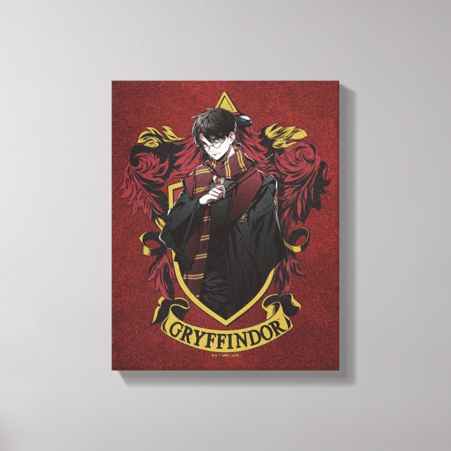 HARRY POTTER™ | Anime HARRY POTTER™ Crest Canvas Print (Front)