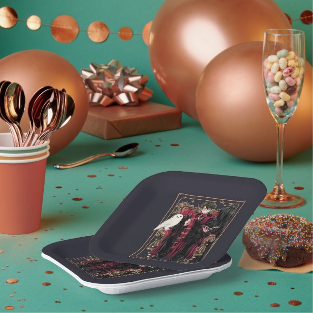 HARRY POTTER™ | Anime HARRY POTTER™ Seated Paper Plate (Multi)