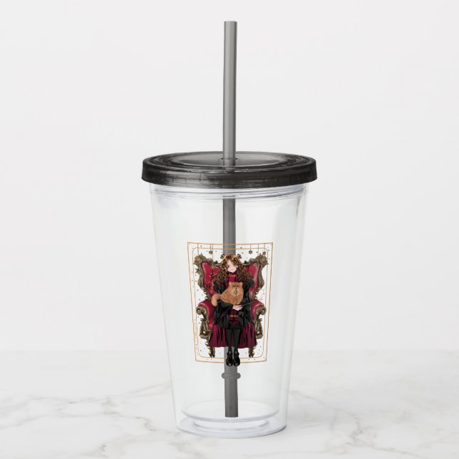 HARRY POTTER™ | Anime Hermione Granger Seated Acrylic Tumbler (Front)
