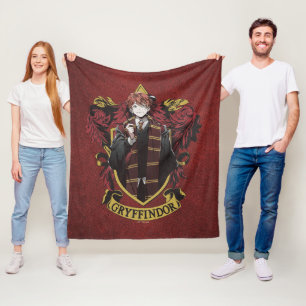 HARRY POTTER™   Anime Ron Weasley House Crest Fleece Blanket