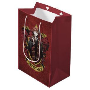 HARRY POTTER™   Anime Ron Weasley House Crest Medium Gift Bag