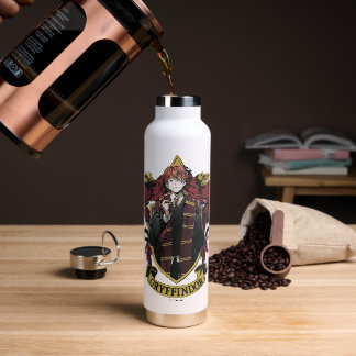 HARRY POTTER™ | Anime Ron Weasley House Crest Water Bottle