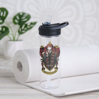 HARRY POTTER™ | Anime Ron Weasley House Crest Water Bottle