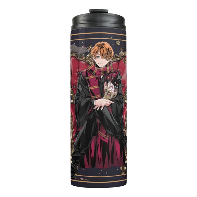 HARRY POTTER™ | Anime Ron Weasley Seated Thermal Tumbler (Front)
